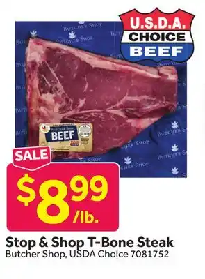 Stop&Shop Stop & Shop T-Bone Steak offer