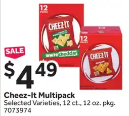 Stop&Shop Cheez-It Multipack offer