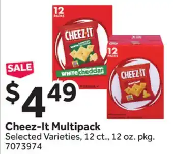 Stop&Shop Cheez-It Multipack offer