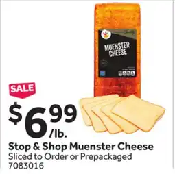 Stop&Shop Stop & Shop Muenster Cheese offer