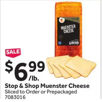 Stop&Shop Stop & Shop Muenster Cheese offer