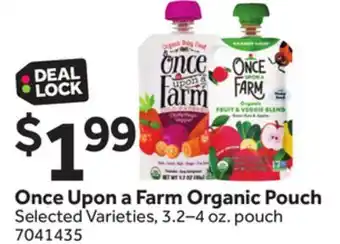 Stop&Shop Once Upon a Farm Organic Pouch offer