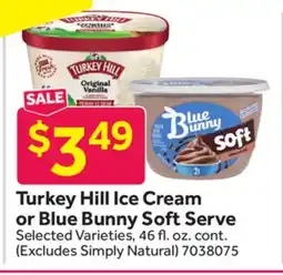 Stop&Shop Turkey Hill Ice Cream or Blue Bunny Soft Serve offer