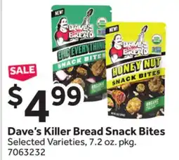 Stop&Shop Dave's Killer Bread Snack Bites offer