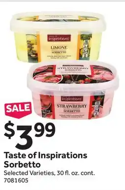 Stop&Shop Taste of Inspirations Sorbetto offer