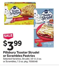 Stop&Shop Pillsbury Toaster Strudel or Scrambles Pastries offer