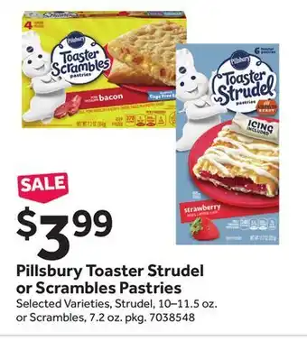 Stop&Shop Pillsbury Toaster Strudel or Scrambles Pastries offer