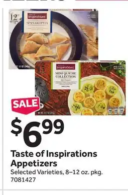 Stop&Shop Taste of Inspirations Appetizers offer