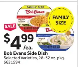 Stop&Shop Bob Evans Side Dish offer