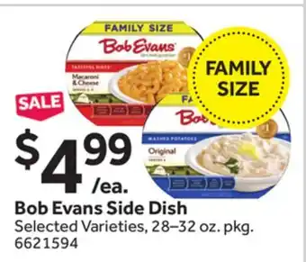 Stop&Shop Bob Evans Side Dish offer