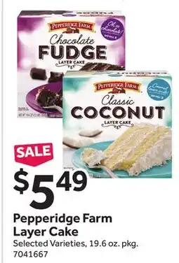 Stop&Shop Pepperidge Farm Layer Cake offer