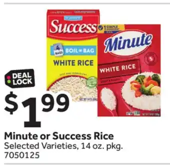 Stop&Shop Minute or Success Rice offer