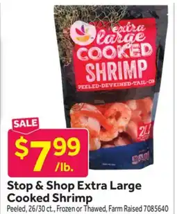 Stop&Shop Extra Large Cooked Shrimp offer