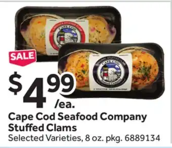 Stop&Shop Cape Cod Seafood Company Stuffed Clams offer