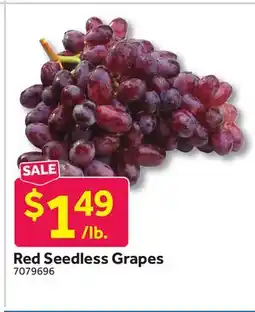 Stop&Shop Red Seedless Grapes offer