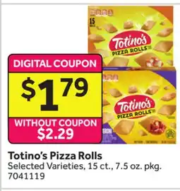 Stop&Shop Totino's Pizza Rolls offer