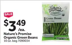 Stop&Shop Nature's Promise Organic Green Beans offer