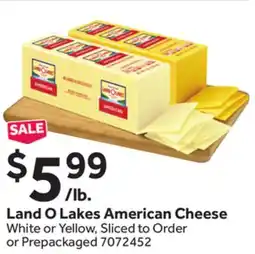 Stop&Shop Land O Lakes American Cheese offer