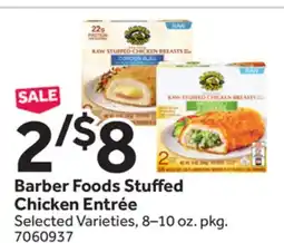 Stop&Shop Barber Foods Stuffed Chicken Entrée offer