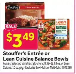 Stop&Shop Stouffer's Entrée or Lean Cuisine Balance Bowls offer