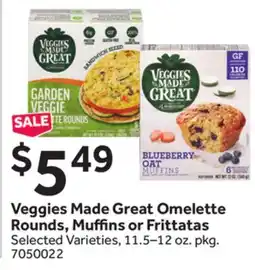 Stop&Shop Veggies Made Great Omelette Rounds, Muffins or Frittatas offer