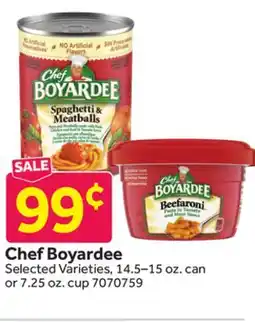 Stop&Shop Chef Boyardee offer