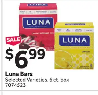 Stop&Shop Luna Bars offer