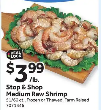 Stop&Shop Stop & Shop Medium Raw Shrimp offer