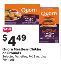 Stop&Shop Quorn Meatless ChiQin or Grounds offer