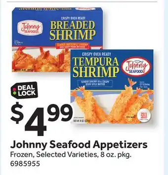 Stop&Shop Johnny Seafood Appetizers offer