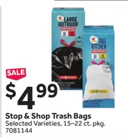 Stop&Shop Stop & Shop Trash Bags offer