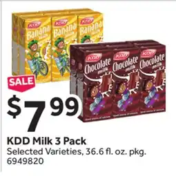 Stop&Shop KDD Milk 3 Pack offer