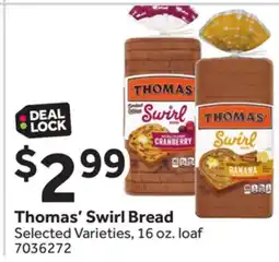 Stop&Shop Thomas' Swirl Bread offer