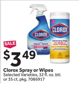 Stop&Shop Clorox Spray or Wipes offer