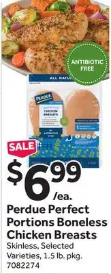 Stop&Shop Perdue Perfect Portions Boneless Chicken Breasts offer