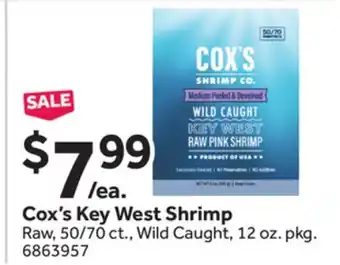 Stop&Shop Cox's Key West Shrimp offer