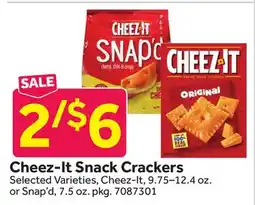 Stop&Shop Cheez-It Snack Crackers offer