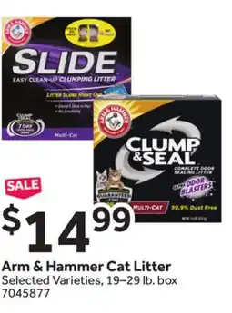 Stop&Shop Arm & Hammer Cat Litter offer