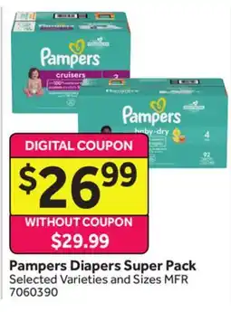 Stop&Shop Pampers Diapers Super Pack offer