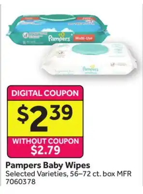 Stop&Shop Pampers Baby Wipes offer