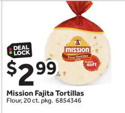 Stop&Shop Mission Fajita Tortillas offer