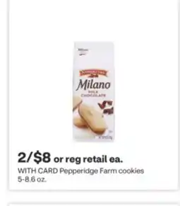 CVS Pepperidge Farm cookies 5-8.6 oz offer