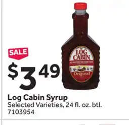 Stop&Shop Log Cabin Syrup offer