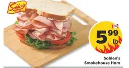 Weis Markets Sahlen's Smokehouse Ham offer