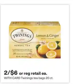 CVS Twinings tea bags 20 ct offer