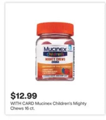 CVS Mucinex Children's Mighty Chews 16 ct offer