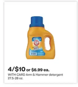 CVS Arm & Hammer detergent 27.5-28 oz offer