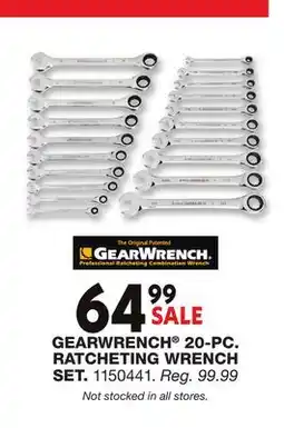 Blain's Farm & Fleet GEARWRENCH 20-PC. RATCHETING WRENCH SET offer