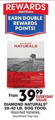 Blain's Farm & Fleet DIAMOND NATURALS 28-40 LB. DOG FOOD offer