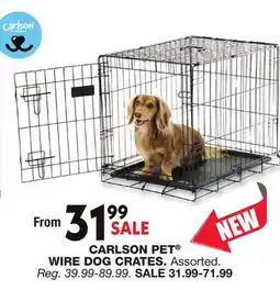 Blain's Farm & Fleet CARLSON PET WIRE DOG CRATES offer